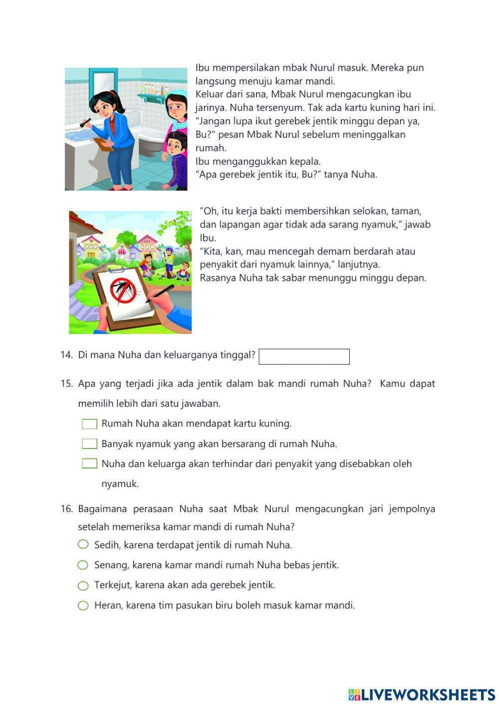 Soal Pretest AKM Literasi