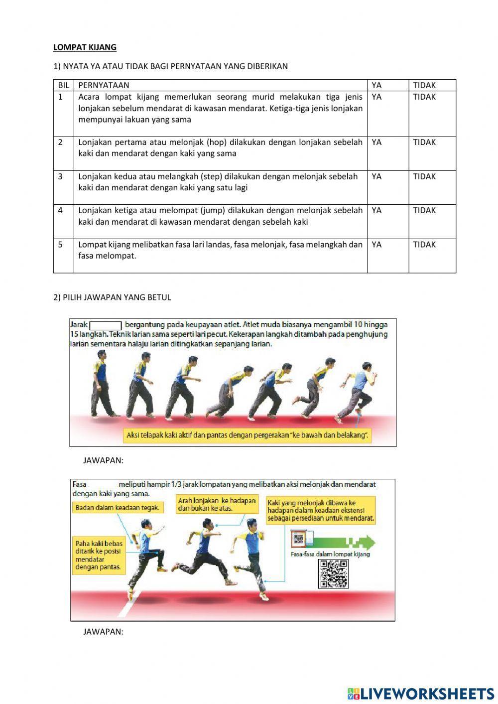 Ulangkaji olahraga asas t3
