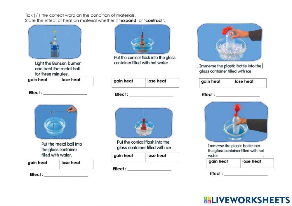 Expansion and Contraction of Materials