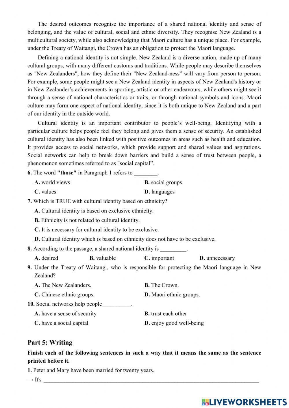 G12-the first term test no 1