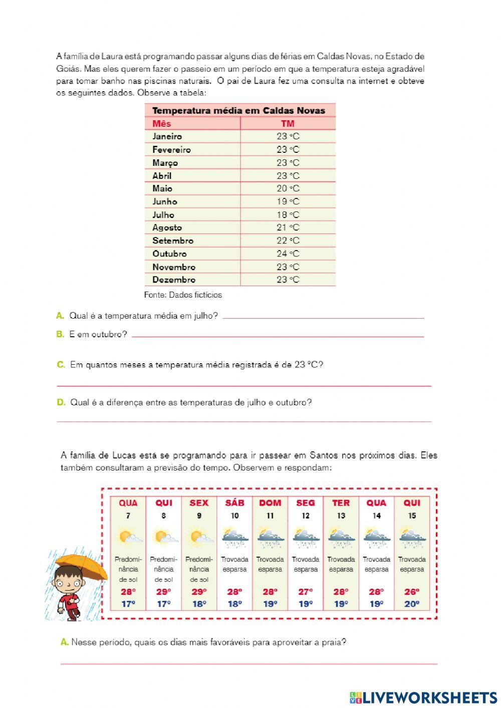 Medidas de temperatura