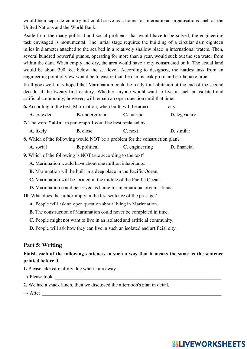 G12-the first term test no 2