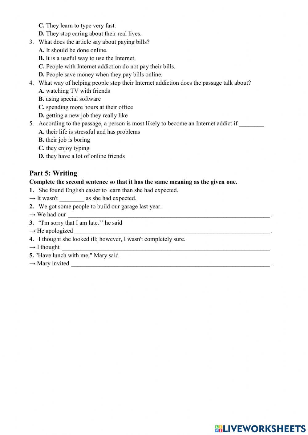 G12-the second term test no 2