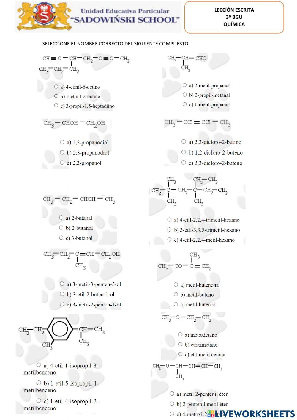 Leccion eter-alcohol-aldehido-cetona