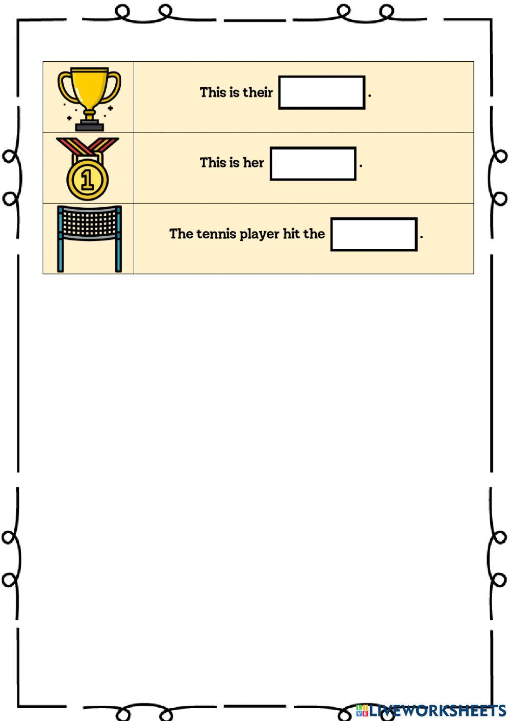 6º UD 1 - At the Club Ficha 6