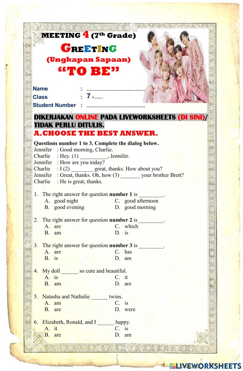 Meeting 4 (to be) - pendalaman