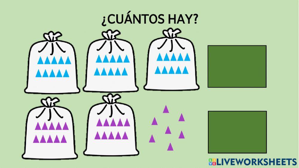 Cantidades hasta el 30