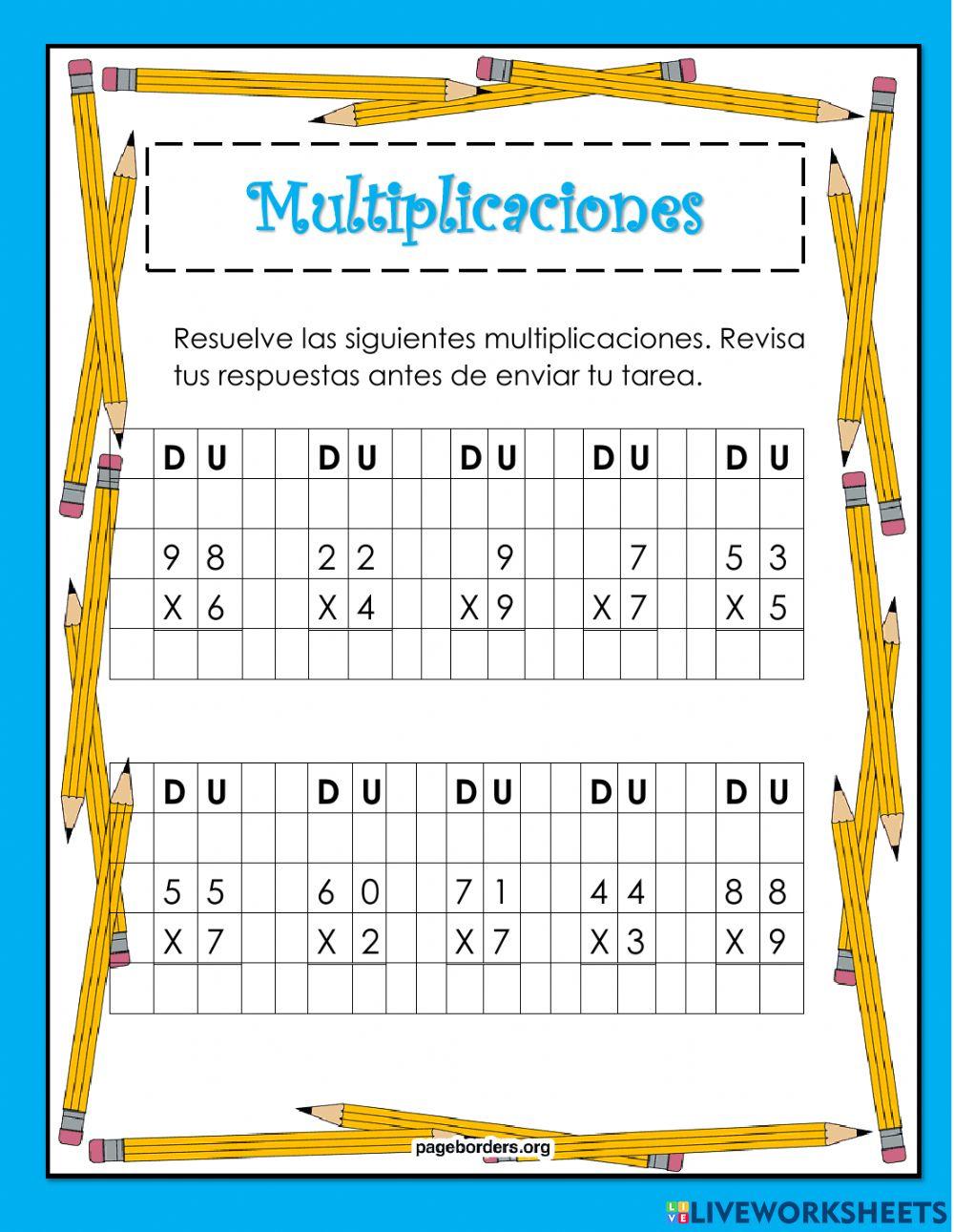 Multiplicaciones