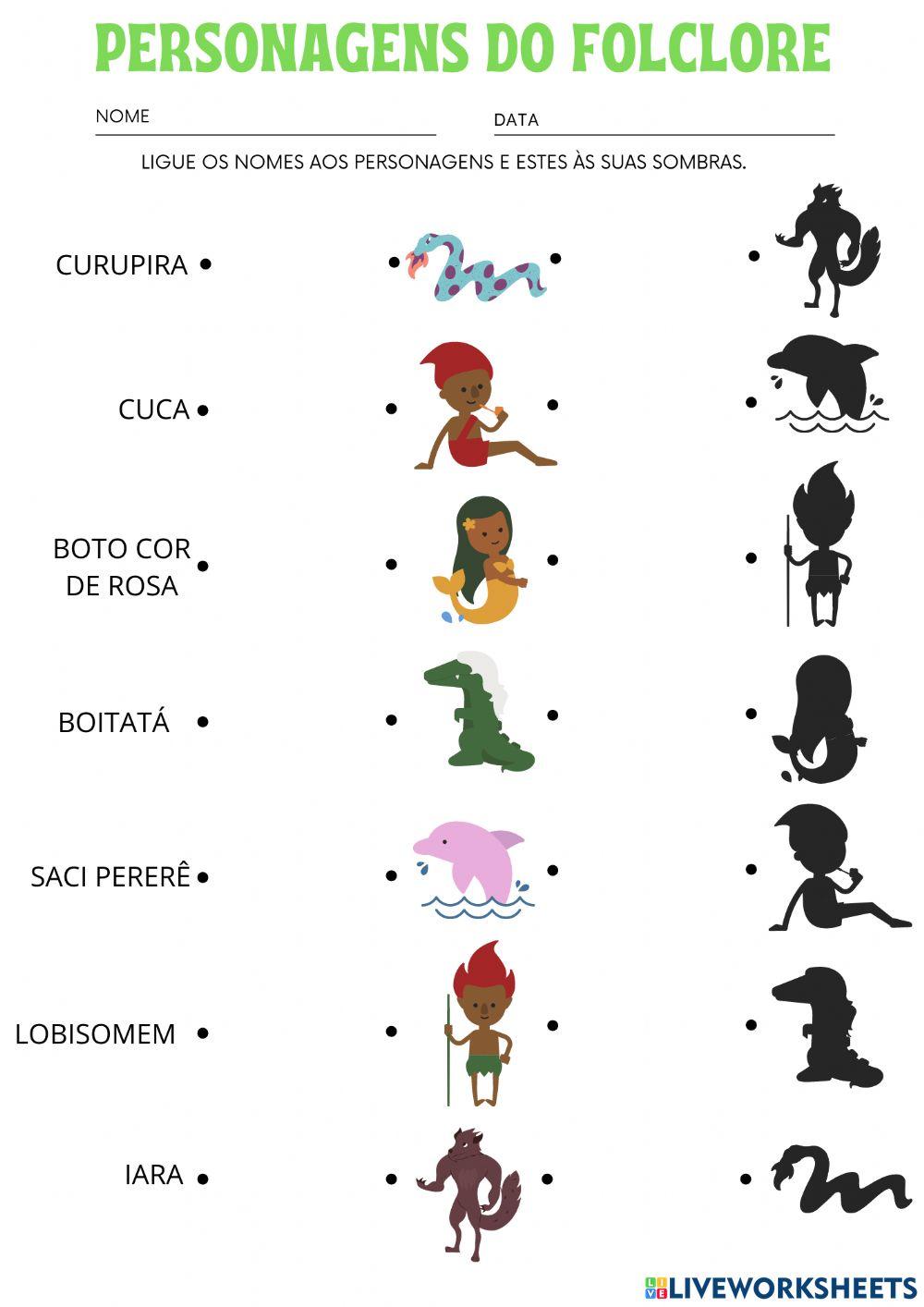 Folclore brasileiro e seus personagens
