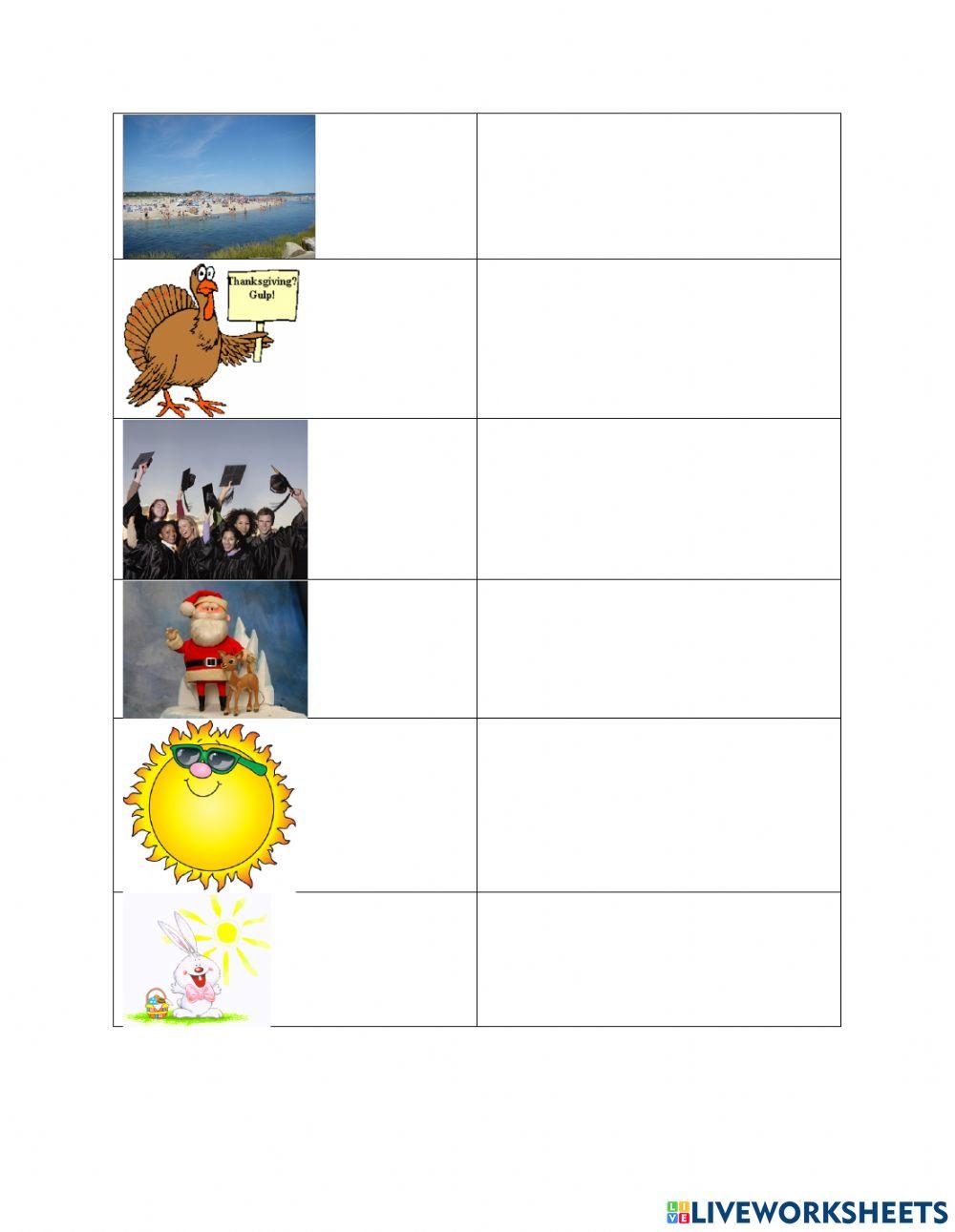 The Months of the Year