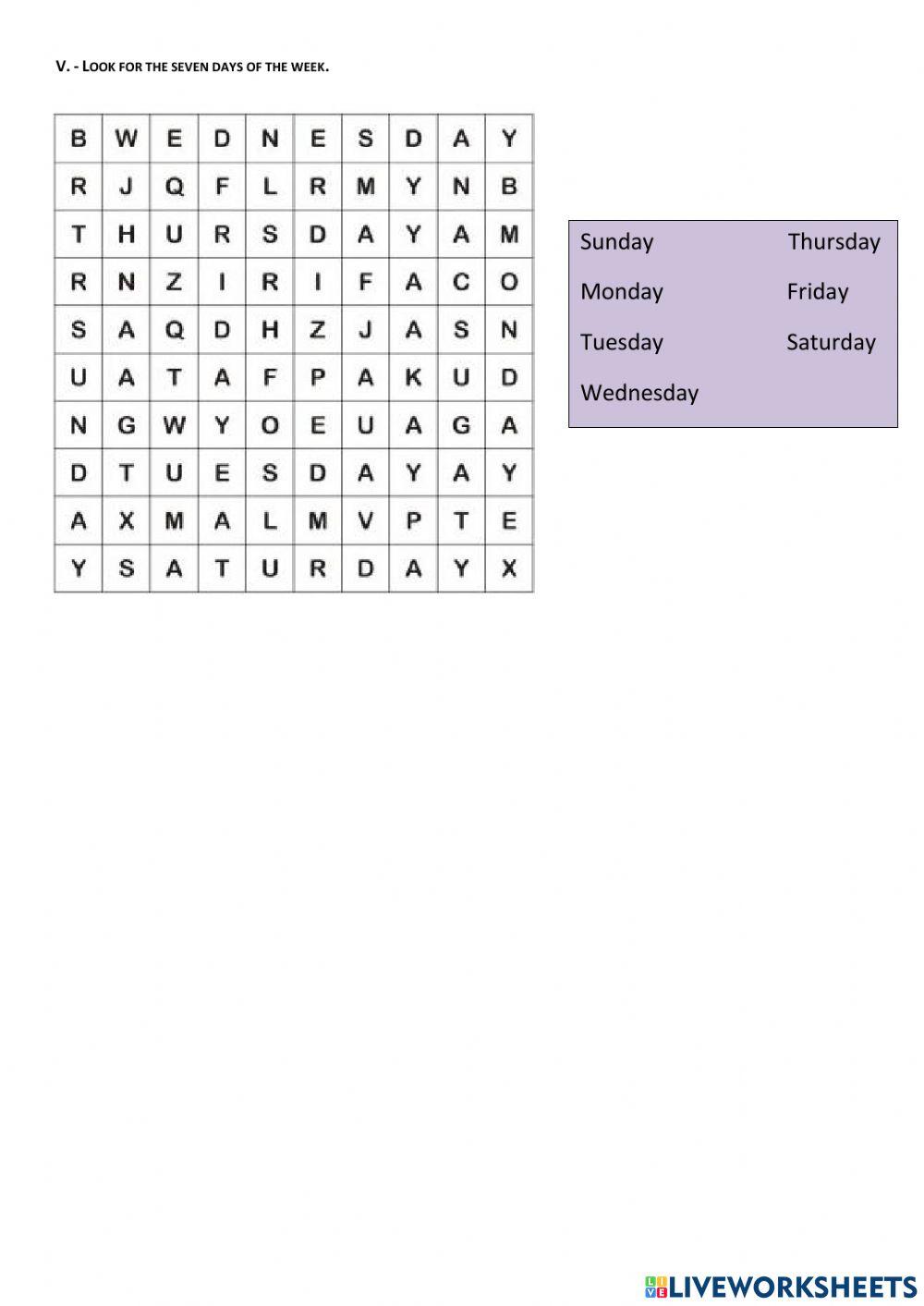 English test 3th grade