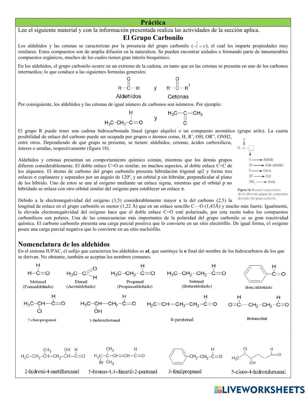 Guía 3.2 Aldehídos y cetonas