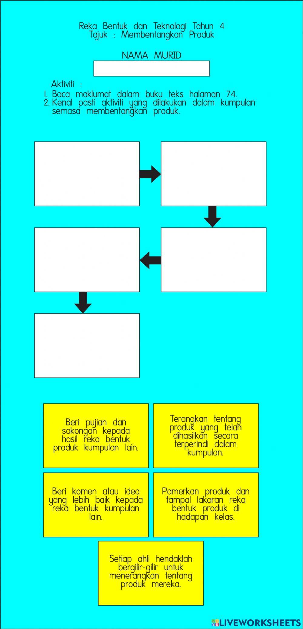 Membentangkan Produk