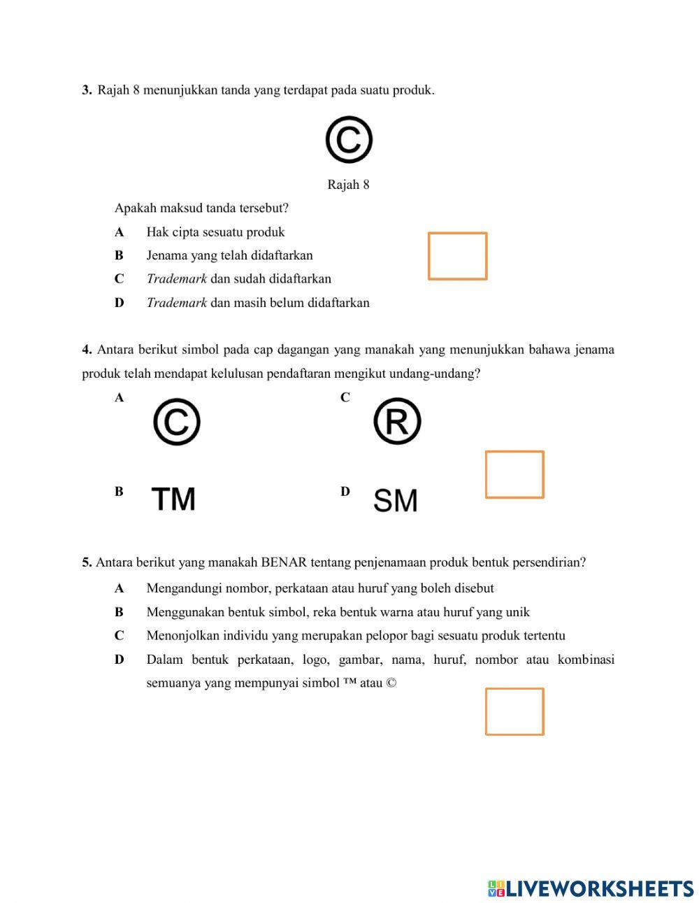 SOALAN OBJEKTIF REKA BENTUK DALAM PERNIAGAAN