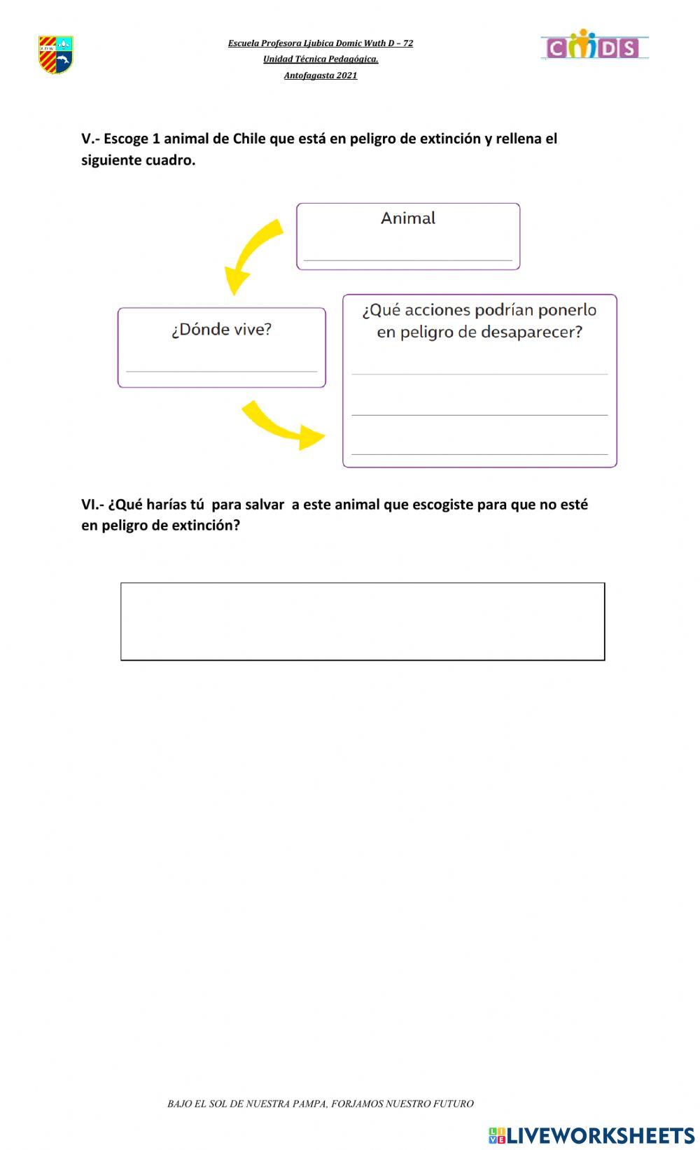Evaluación Ciencias,reptiles-anfibios y peces