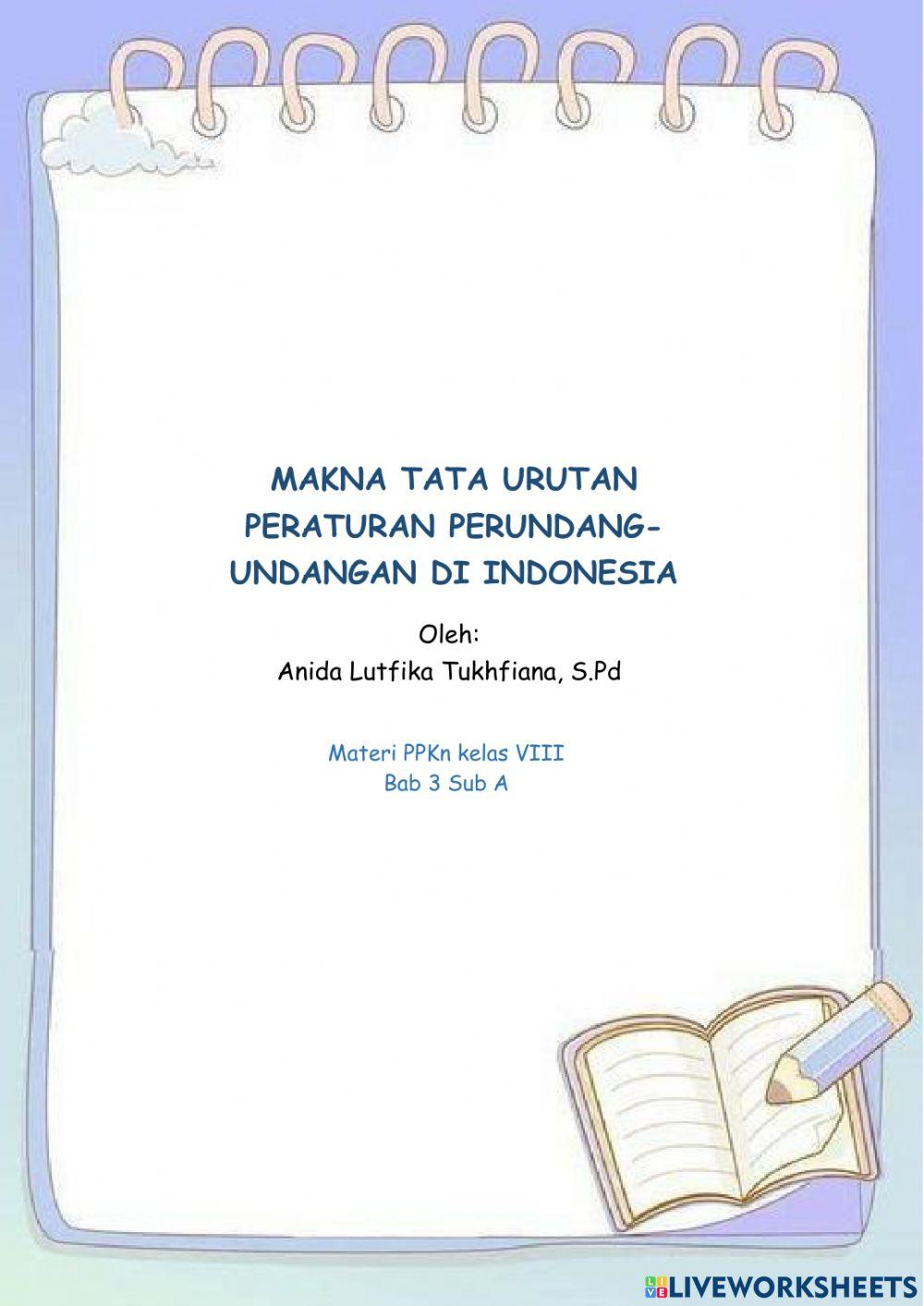 Handout ppkn kelas 8 bab 3A