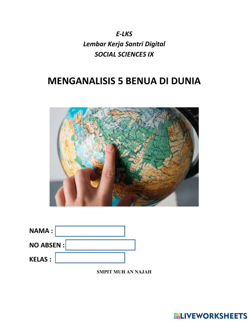 Menganalisis 5 Benua