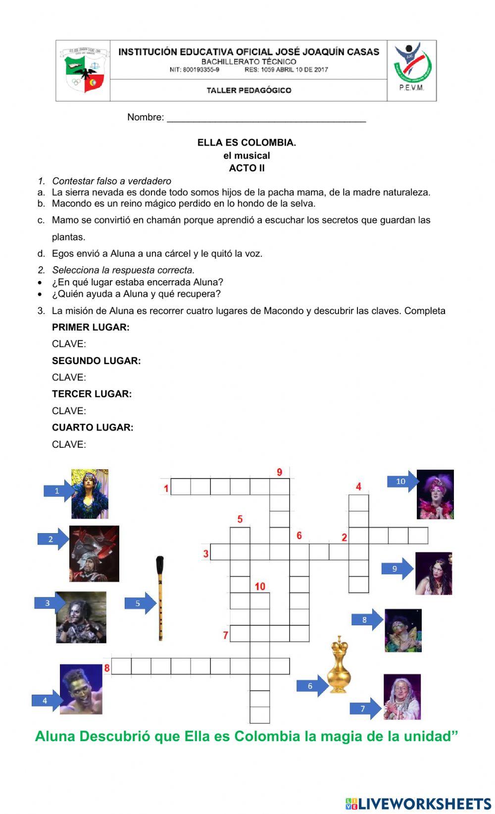 Ella es colombia- acto II