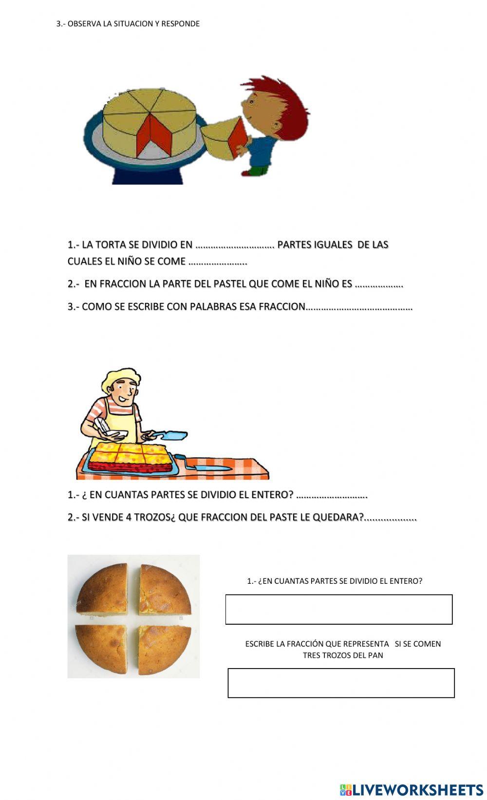 GUIA EVALUADA QUINTO FRACCIONES