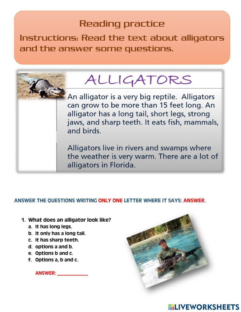 Reading Practice A2
