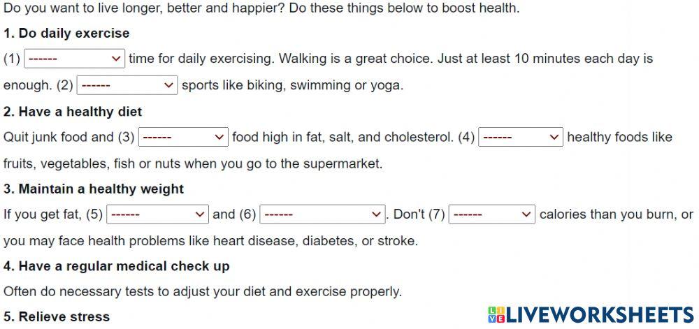 Advice with more- less