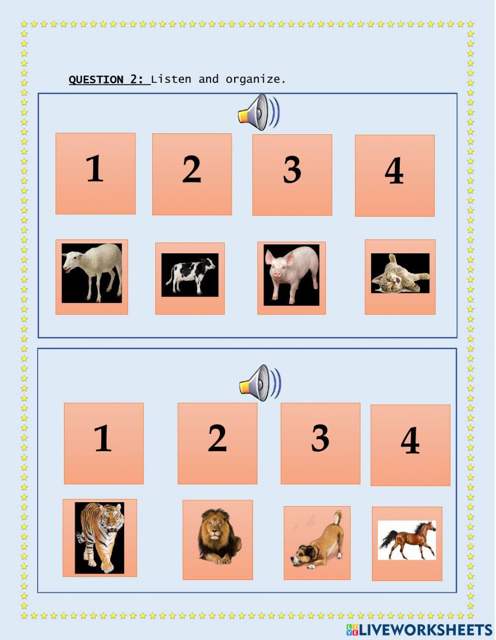 Farm and wild animals