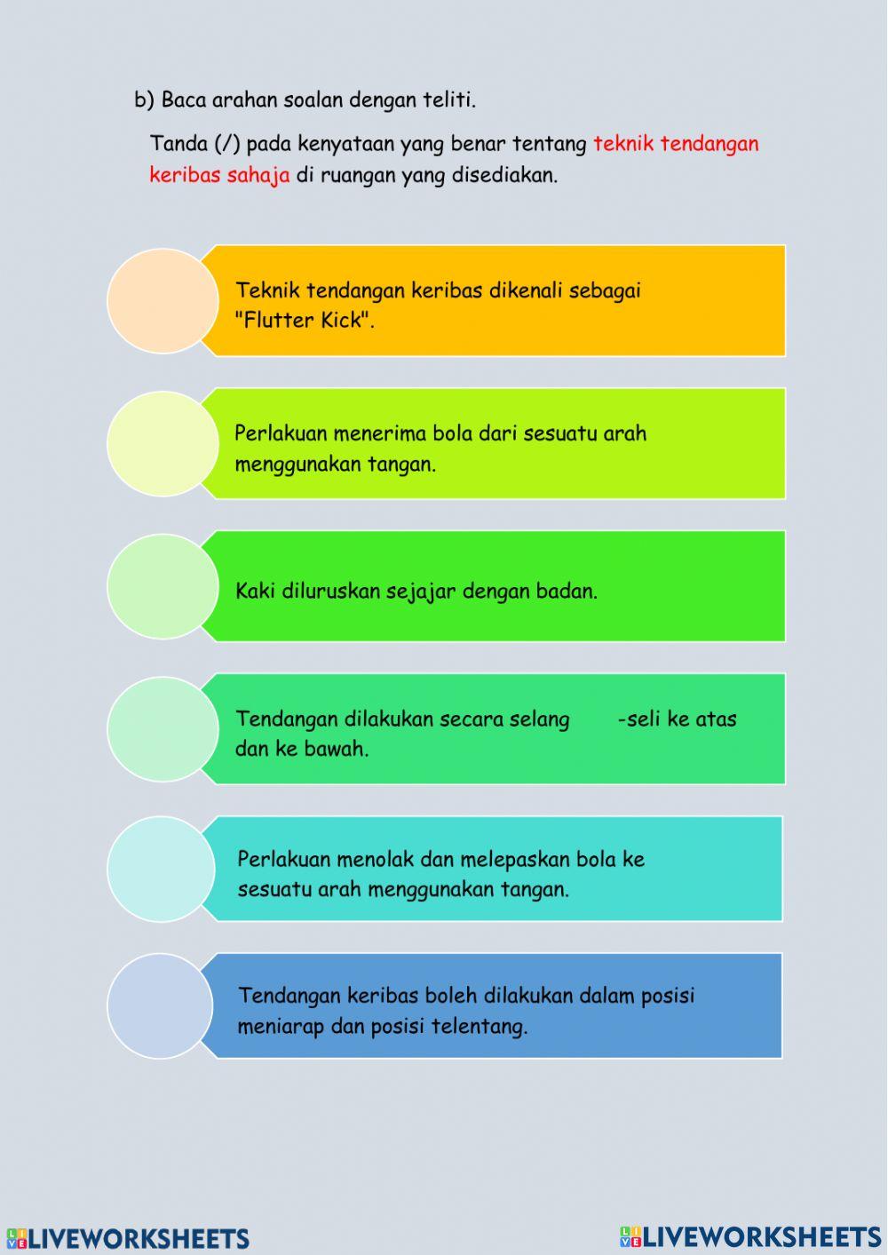 Pj tahun 3 - tendangan keribas