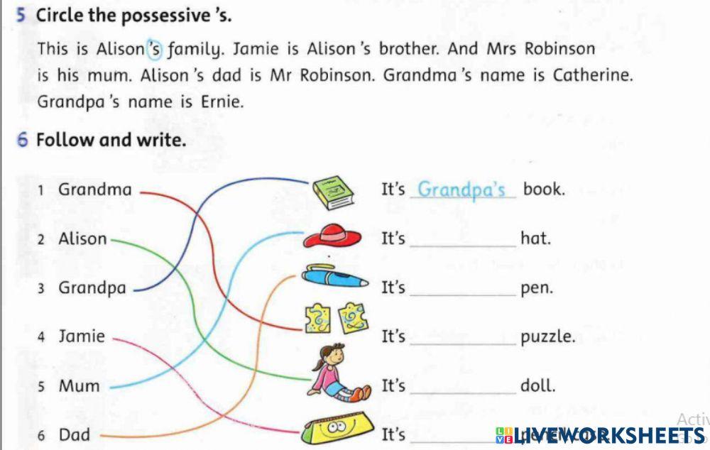 Possesive 's Possesive 's