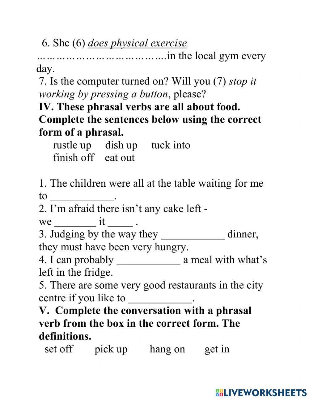 Lớp 9 unit 1 LOCAL ENVIRONMENT(I---V)