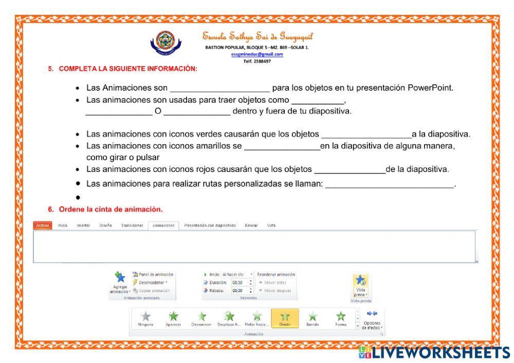 Evaluacion de computacion