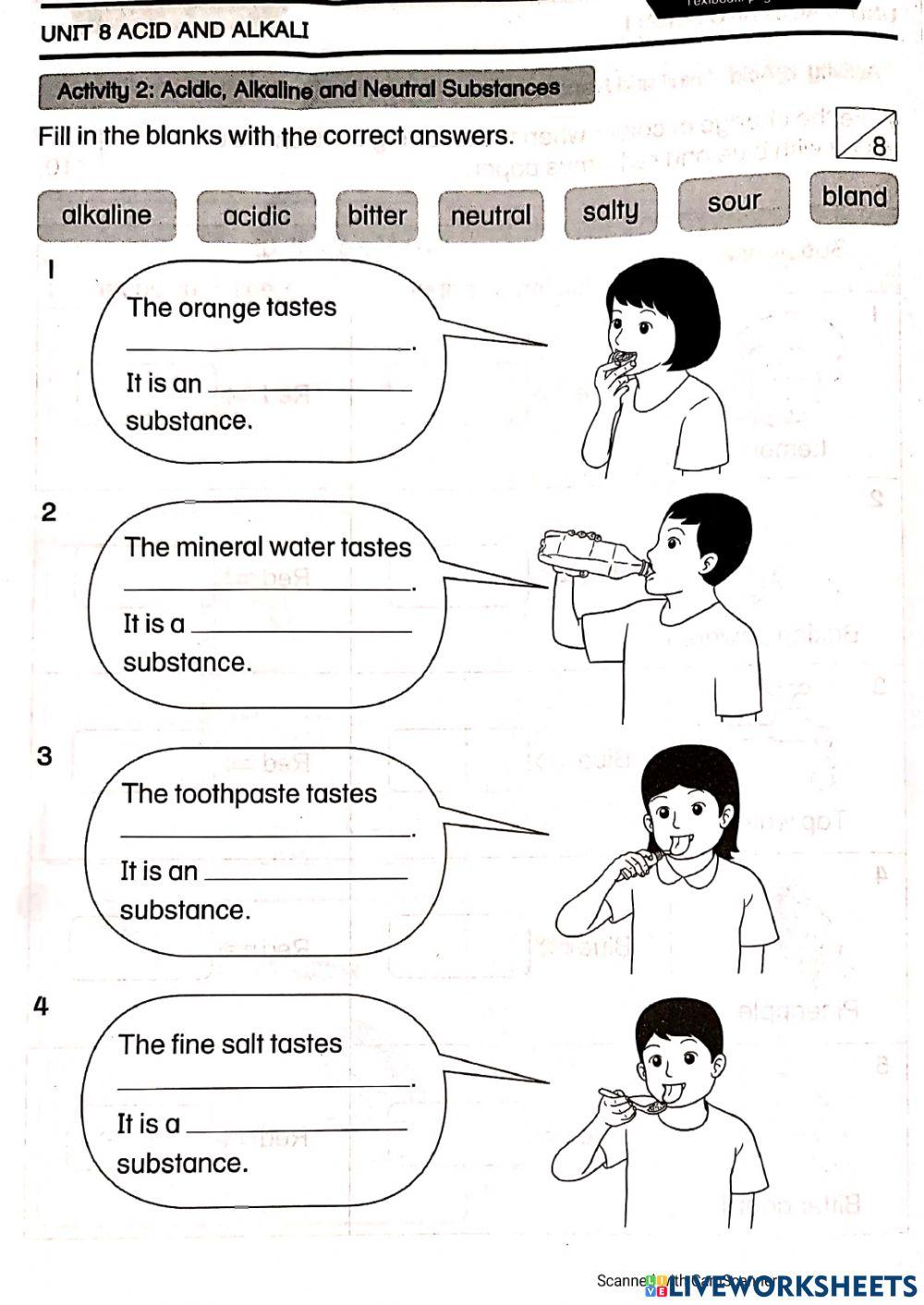 Acidic, Alkaline and Neutral