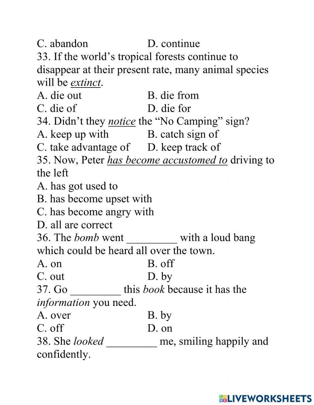 Lớp 9 unit 1.2  LOCAL ENVIRONMENT