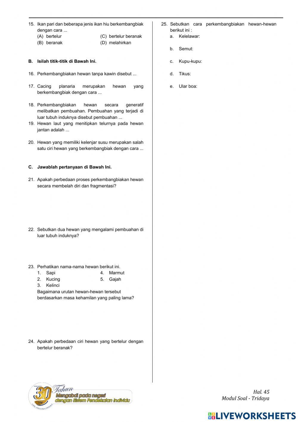 Perkembangbiakkan hewan