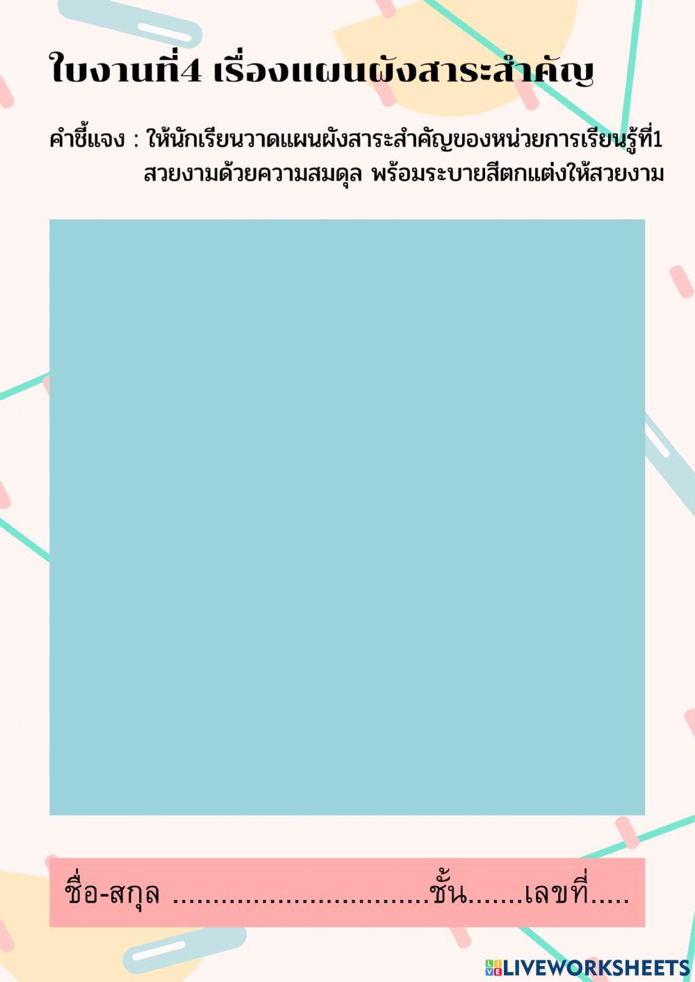 แบบทดทอบที่4 สรุป