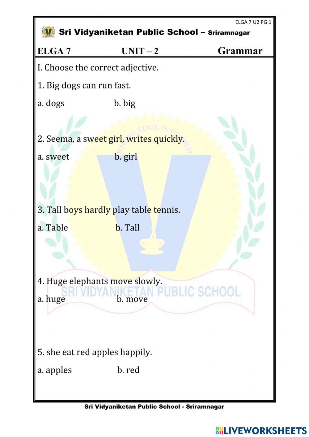 Live worksheet online practice Live Worksheets