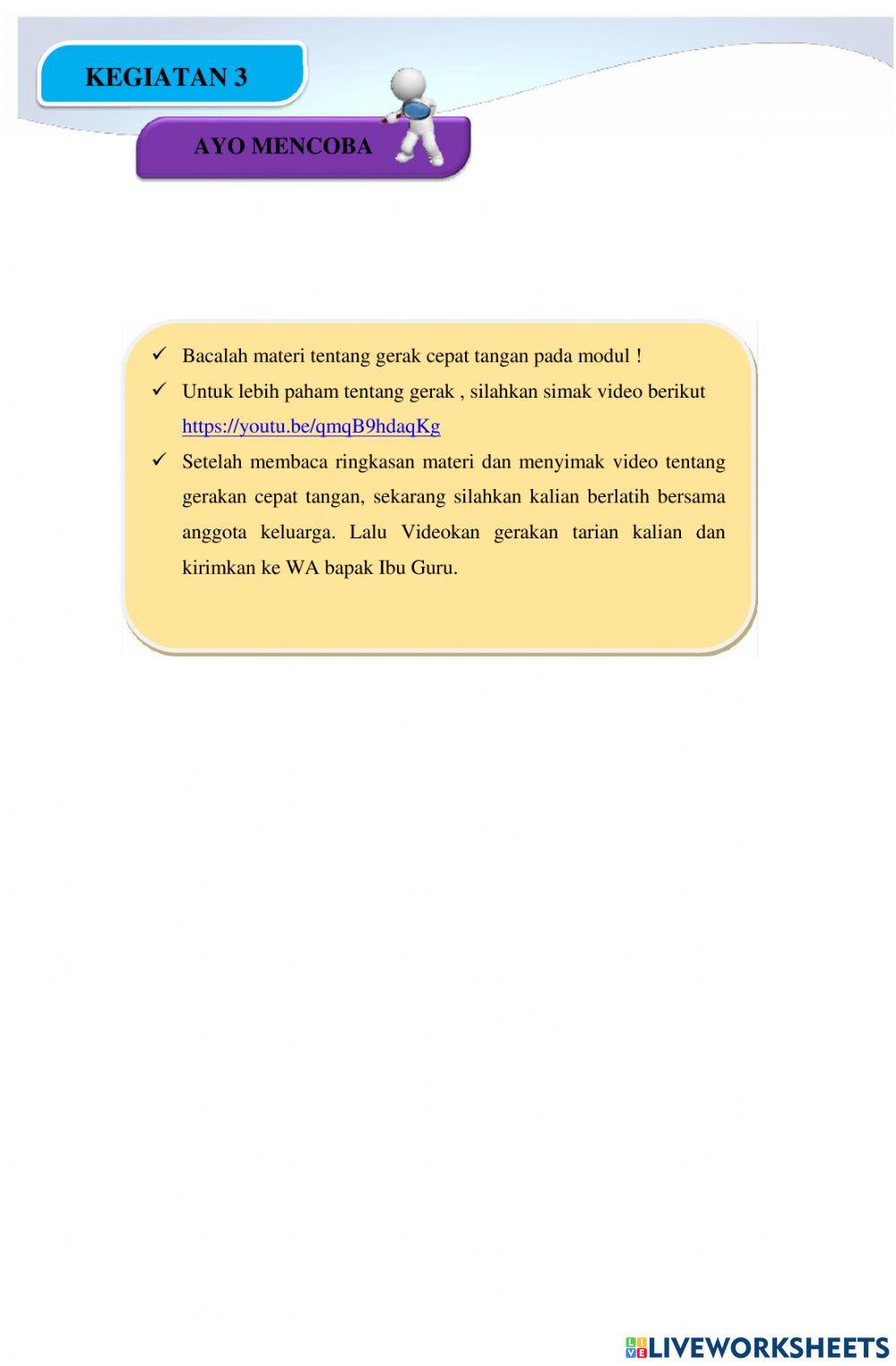 LKPD Kelas 3 Tema 2 Subtema 2