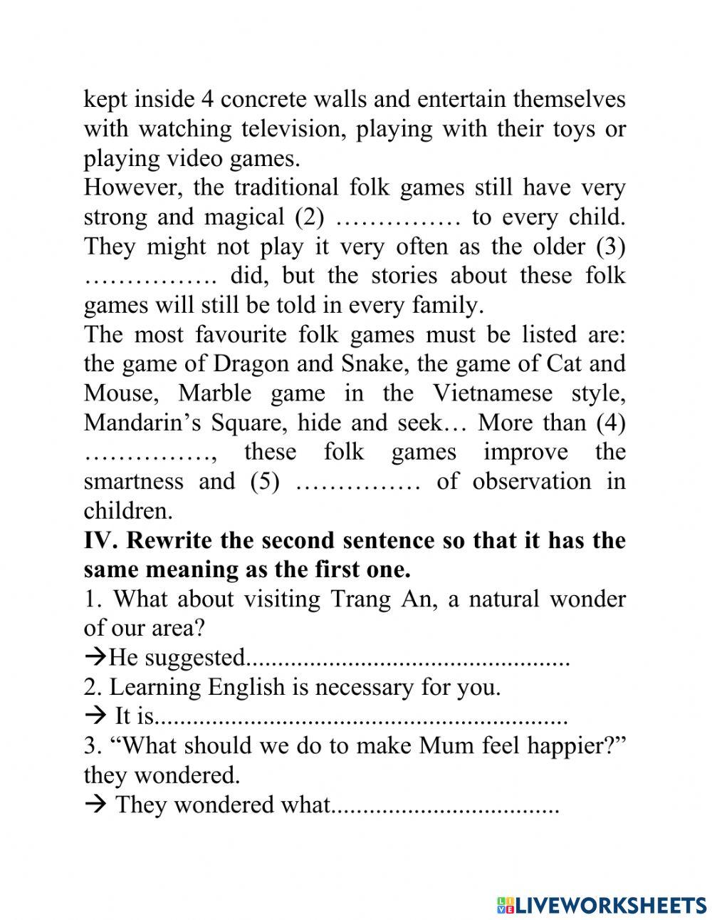 Lớp 9 Unit 6: VIETNAM : THEN AND NOW