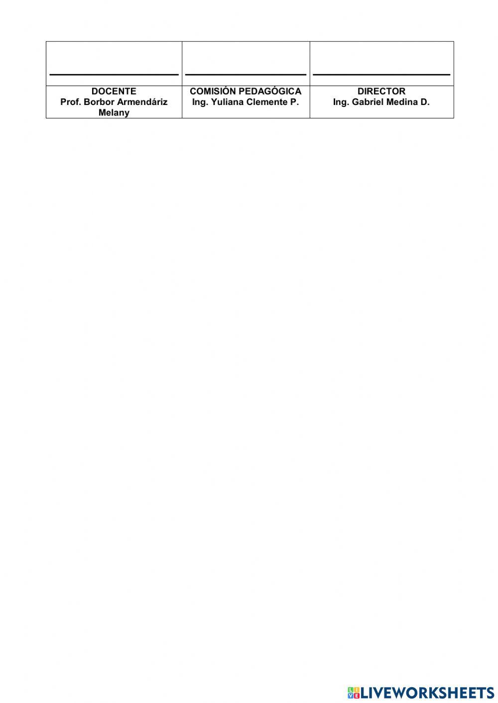 Evaluación Segundo Parcial -TIC