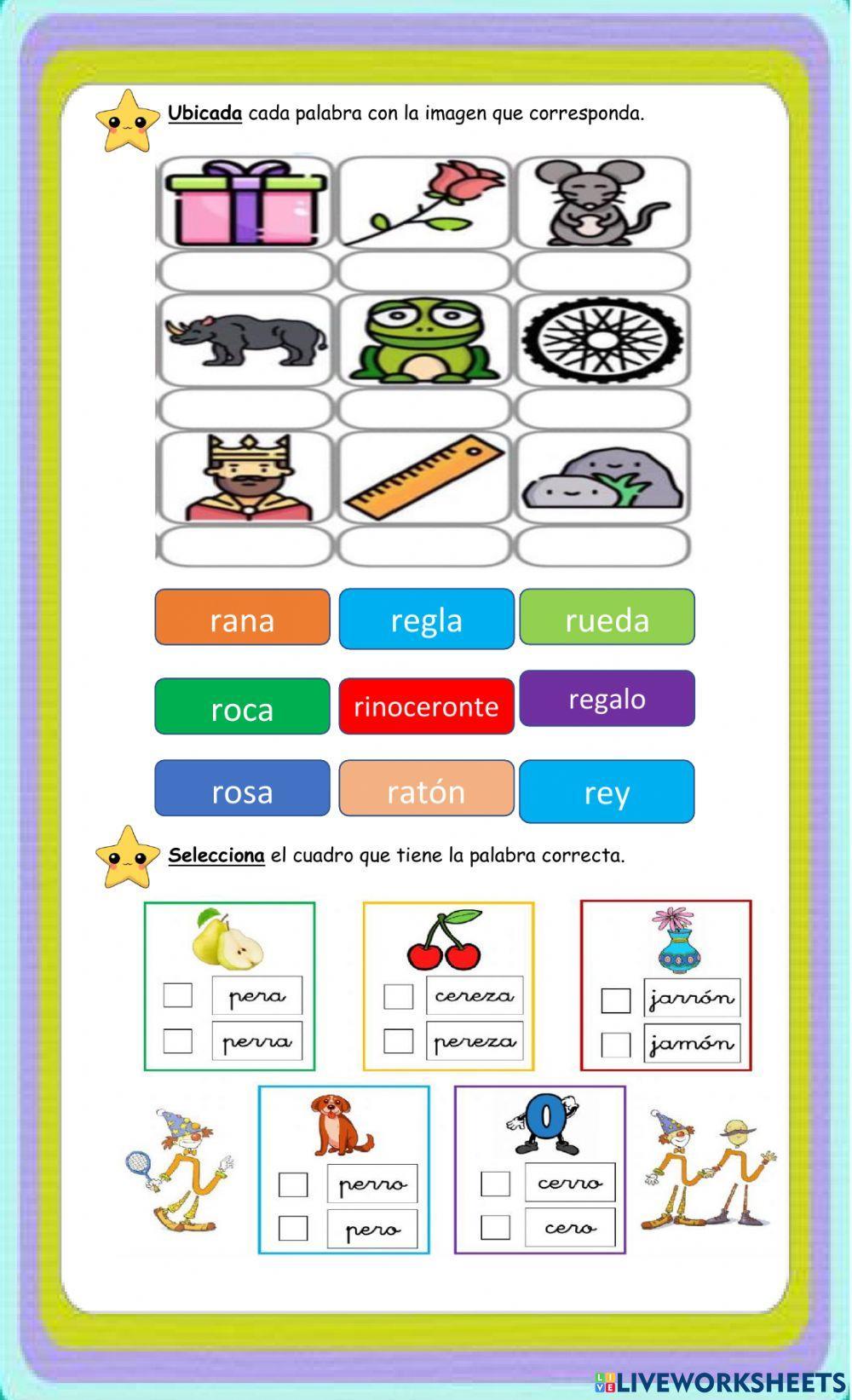 Letra r suave y fuerte