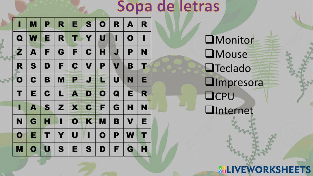 Sopa de letras