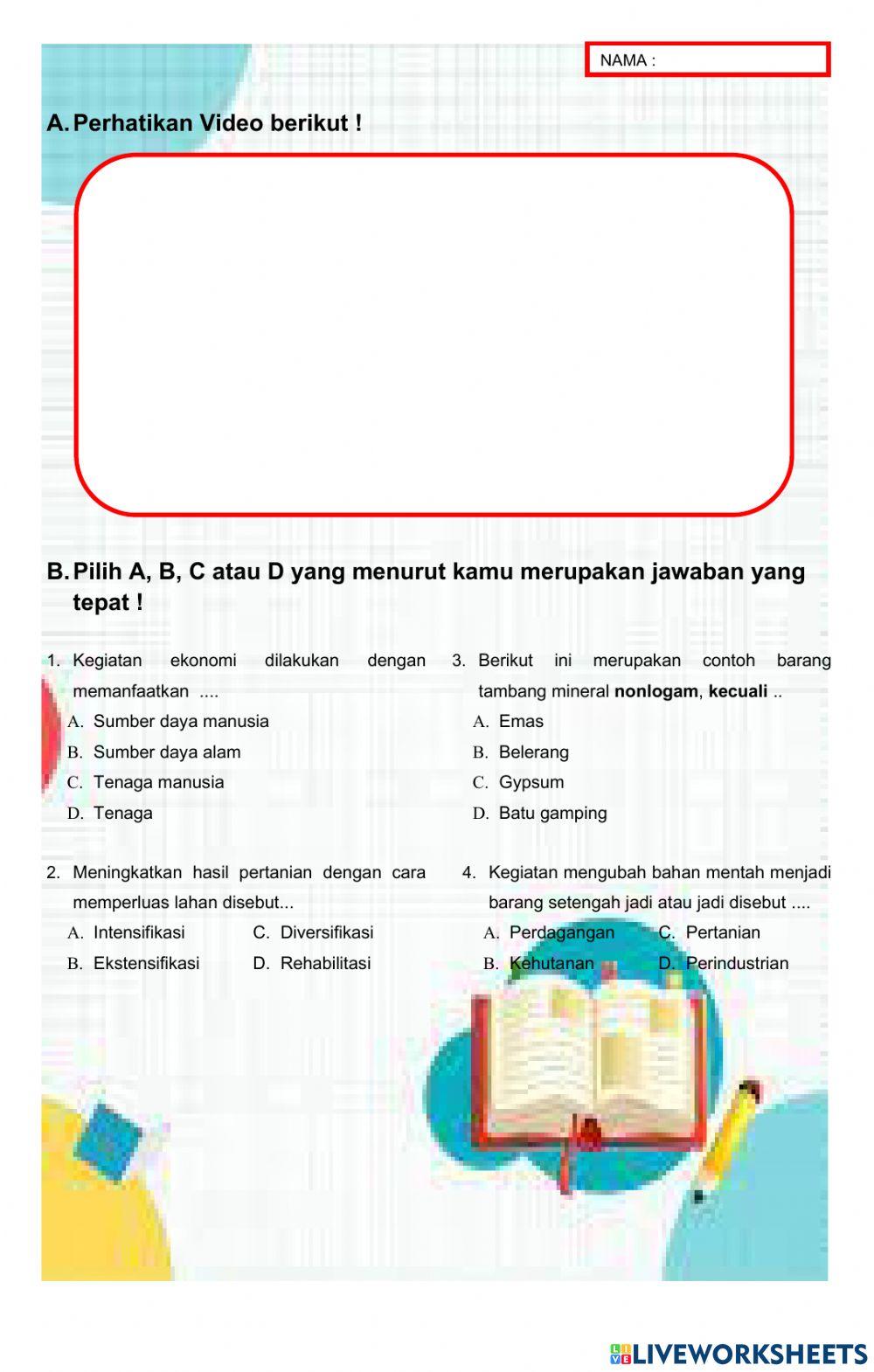 Jenis-jenis Usaha Ekonomi Masyarakat