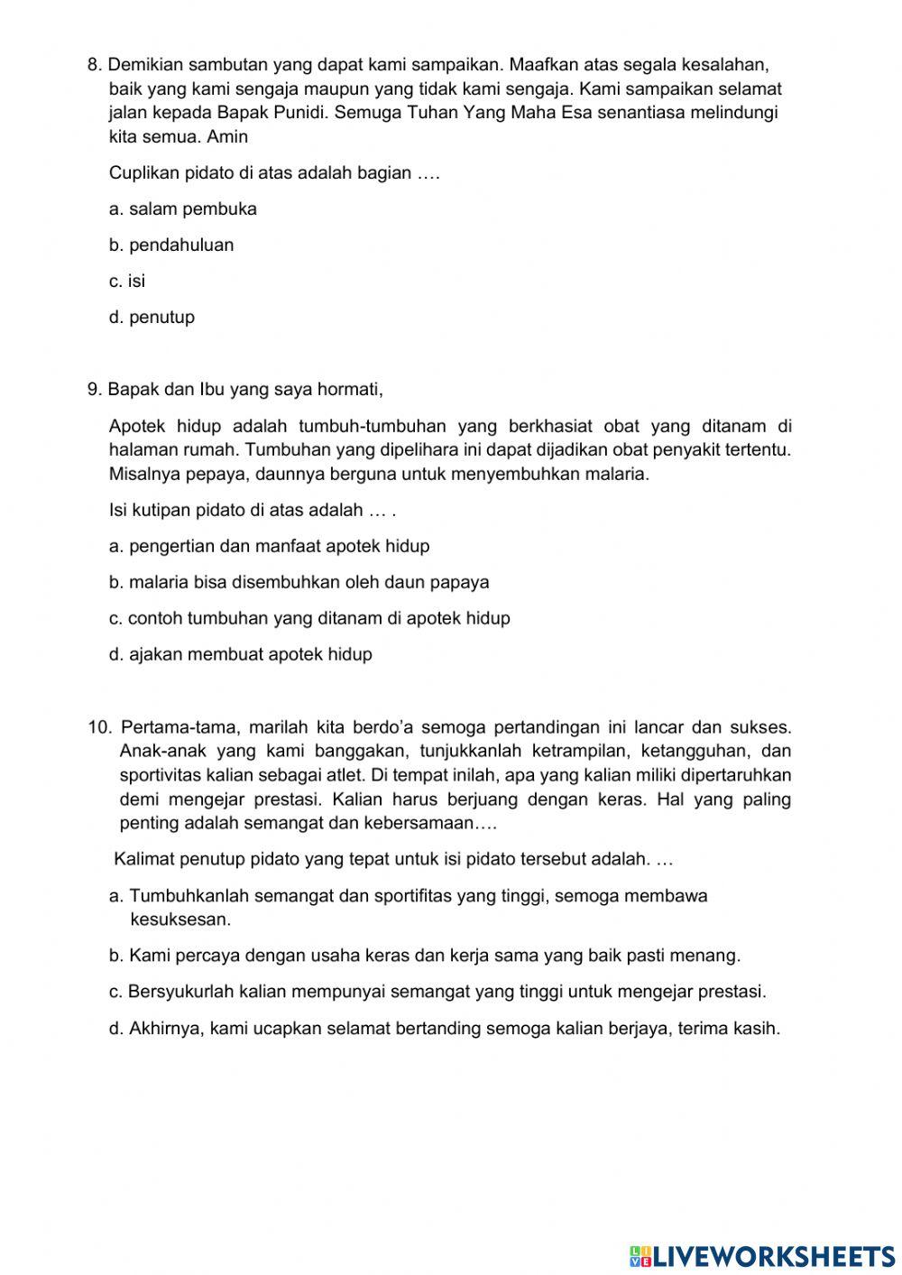 Sumatif Pidato Persuasif