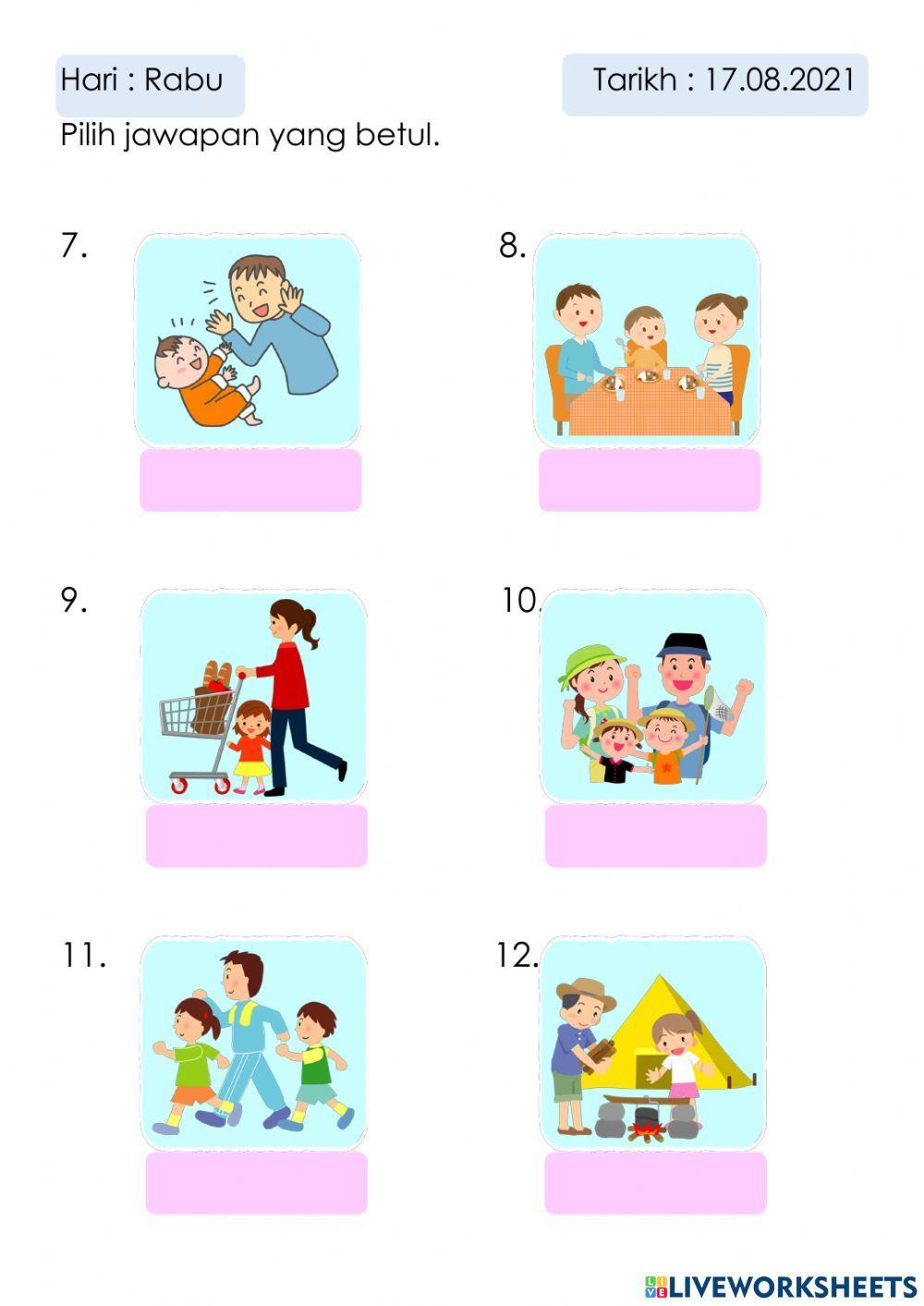 Menunjukkan Rasa Penghargaan Terhadap Ahli Keluarga Asas