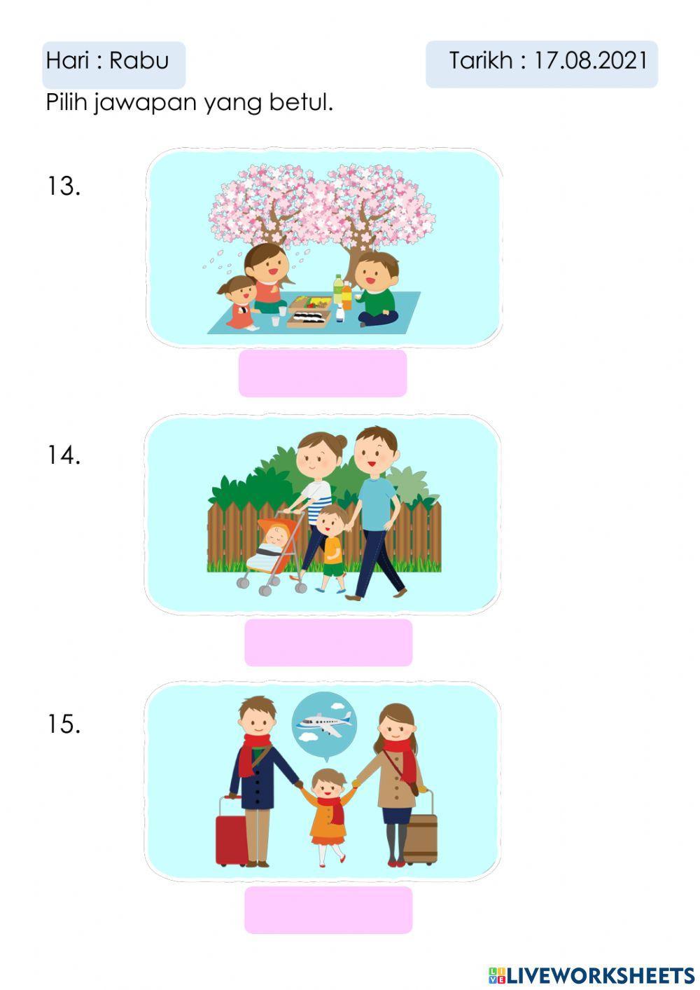 Menunjukkan Rasa Penghargaan Terhadap Ahli Keluarga Asas