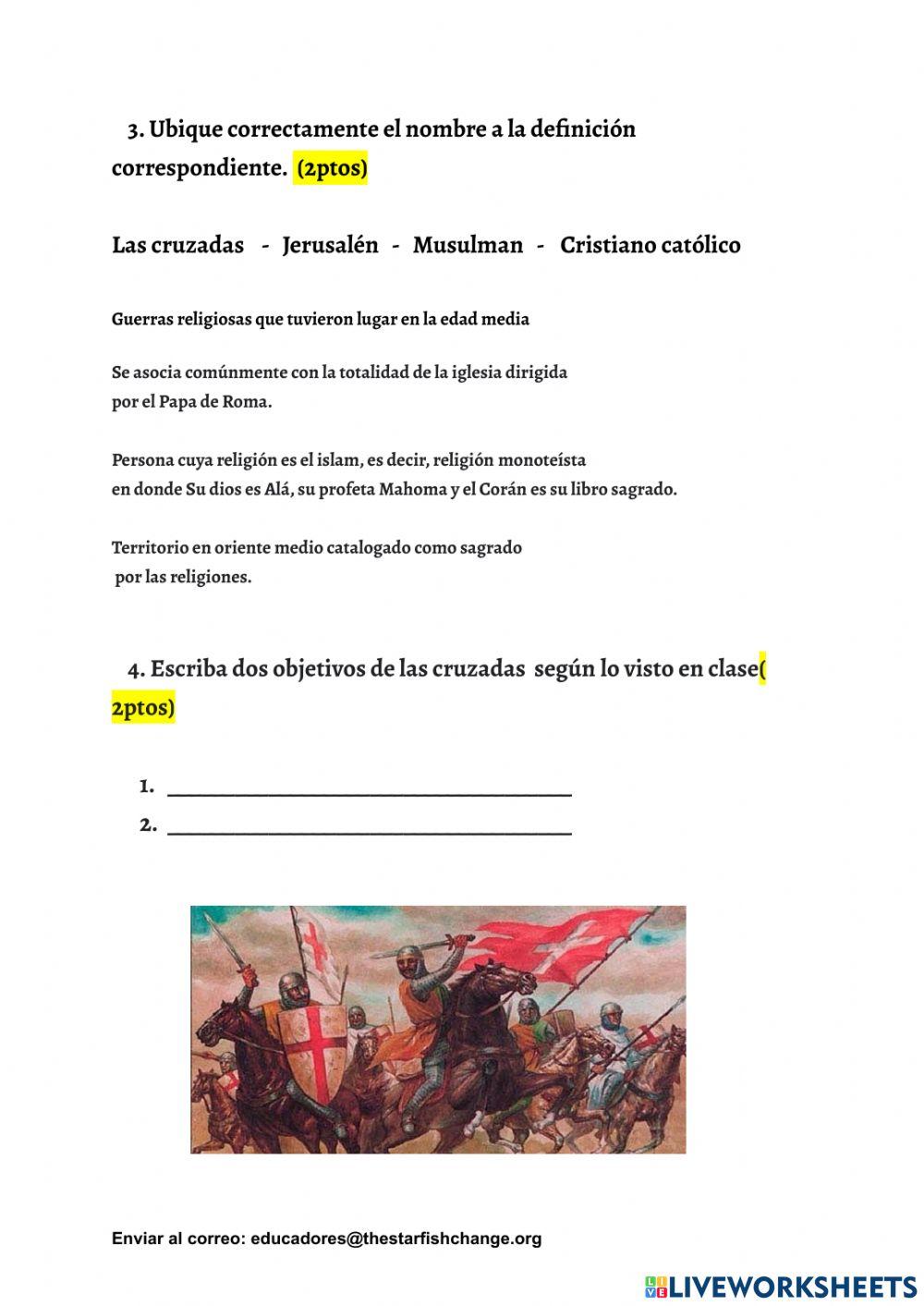 El feudalismo y las cruzadas