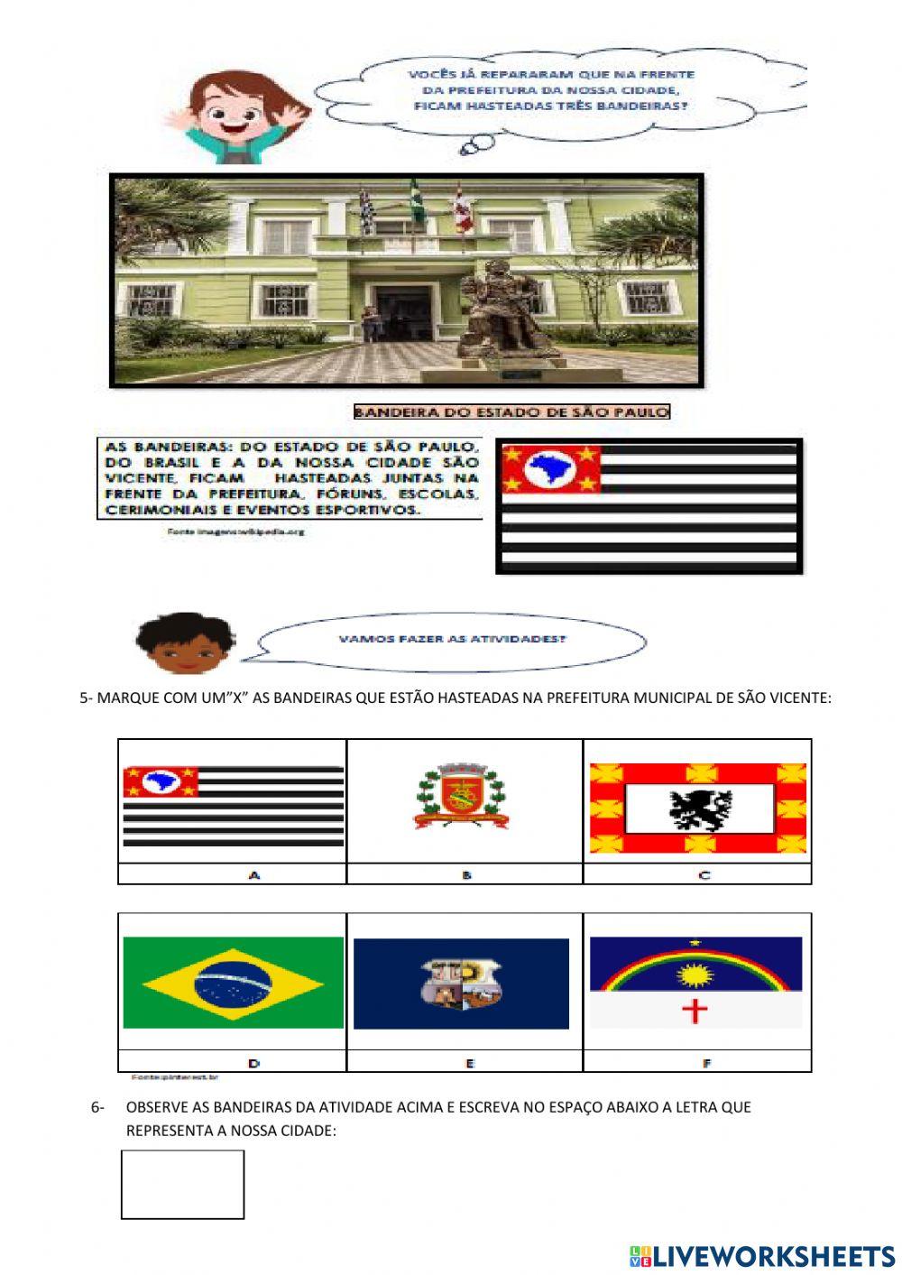 Hino e Bandeira de São Vicente