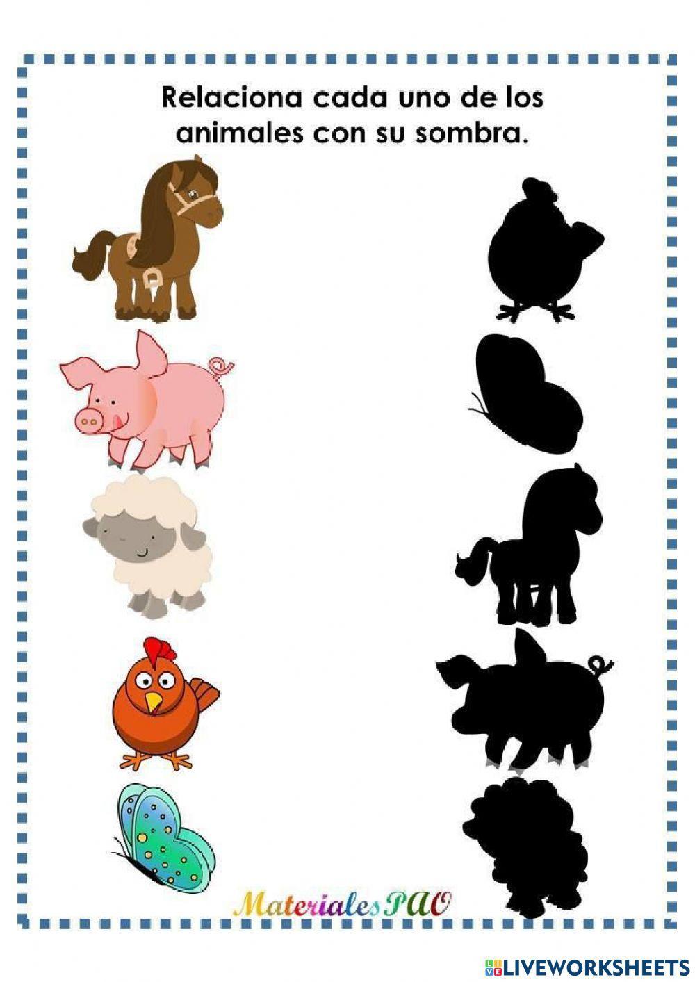 Siluetas de animales