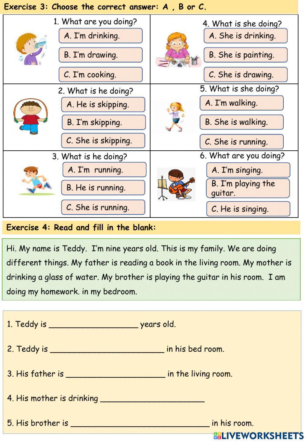 Activities at home 2