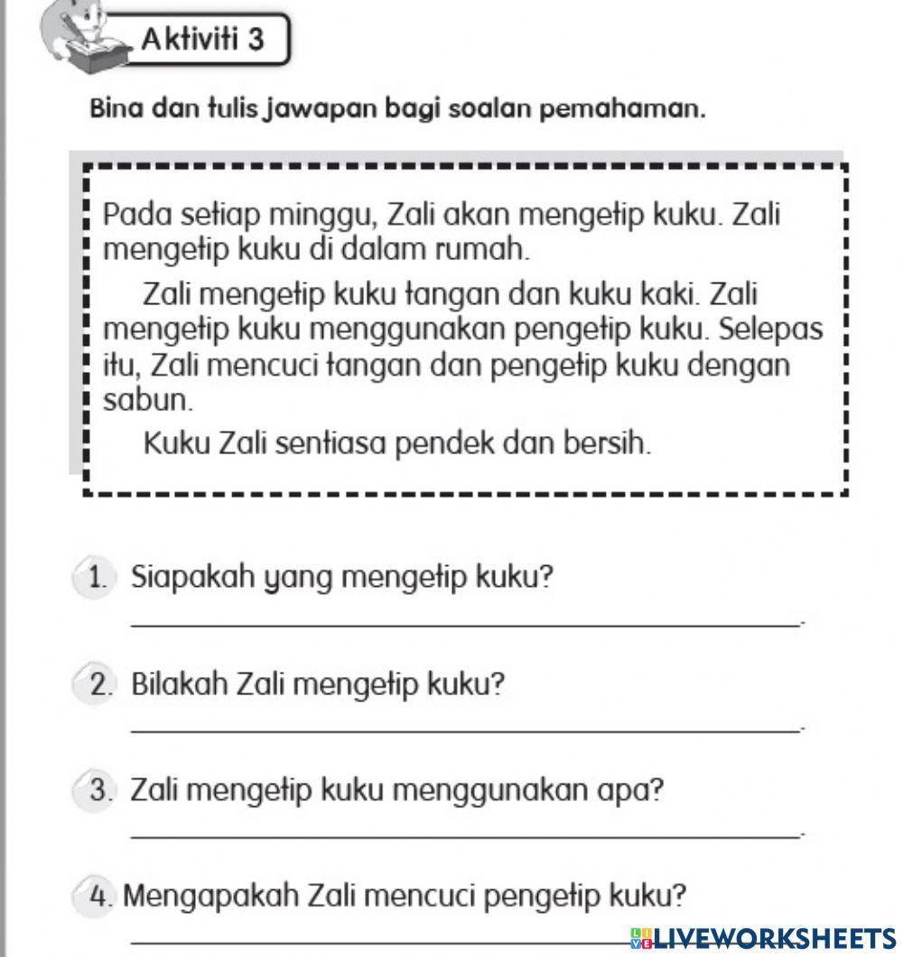 Unit 9-Kebersihan dan Kesihatan