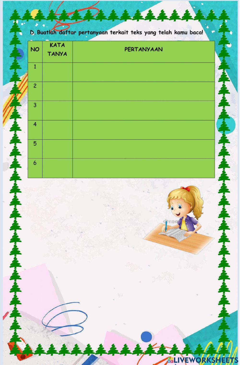 LKPD Kelas 4 - Tema 3 SUbtema 1 Pembelajaran 3